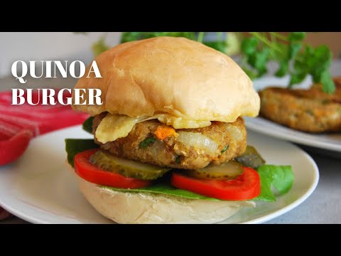 QUINOA OAT BURGER | The Best Quinoa Recipe Ever! Plant Based Burger