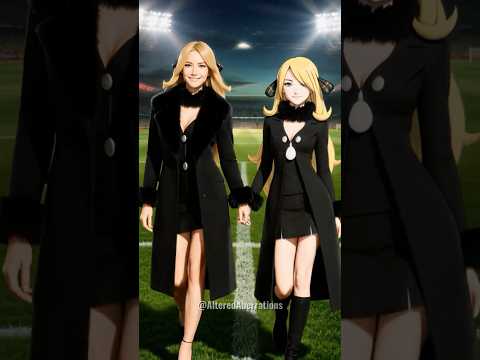 Pokémon Sinnoh Elite Four: Real vs Cartoon 🌍🐛 (Cynthia, Bertha, Flint, & More)