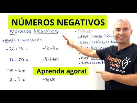 NÚMEROS NEGATIVOS | ADIÇÃO, SUBTRAÇÃO, MULTIPLICAÇÃO e DIVISÃO.