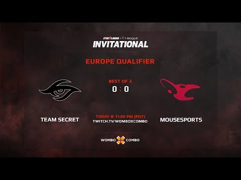 Team Secret vs Mousesports Game 1 (BO3) | Starladder iLeague Invitationals EU qualifiers