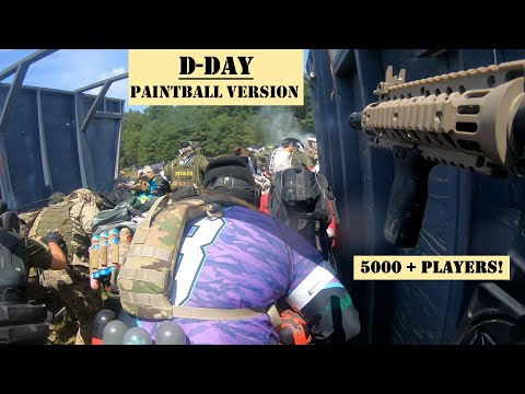 Invasion of Normandy Paintball 2022 Allies Beach Landing