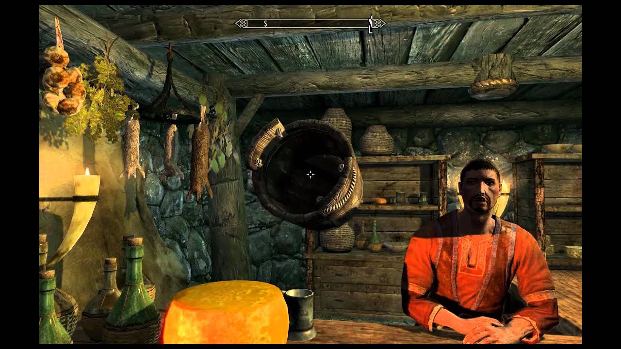 The Elder Scrolls V: Skyrim The Bucket Trick - YouTube