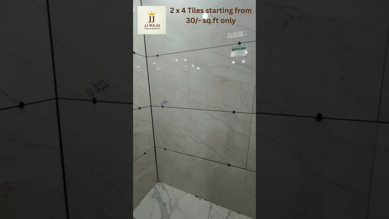 Stunning creamy tone wall designs! #kanyakumari #shorts #jjrajutiles#tileshowroom