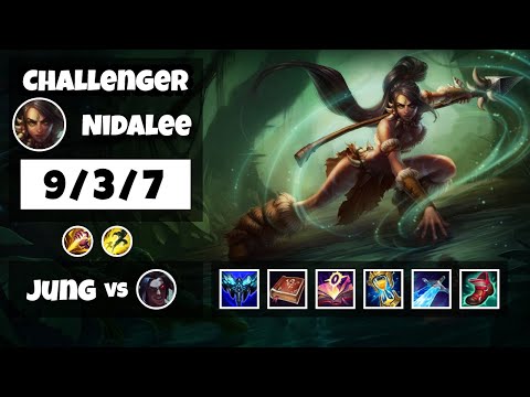 Nidalee vs Kayn EU Challenger JUNGLE (9/3/7) - v11.6
