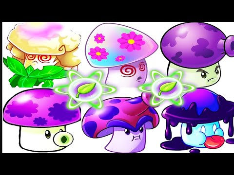 Team MUSHROOM vs PEASHOOTER - PvZ 2 Plant vs Plant ||
