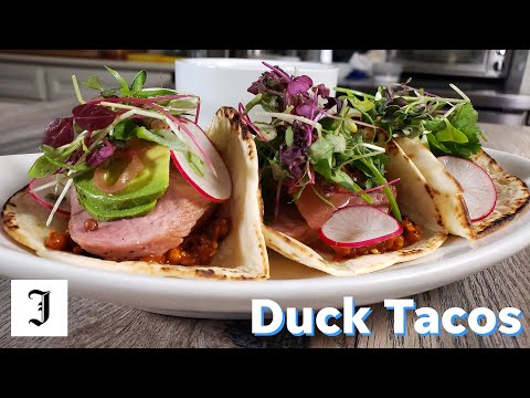 Duck Tacos from chef Jules Ramos at Chapel Grille
