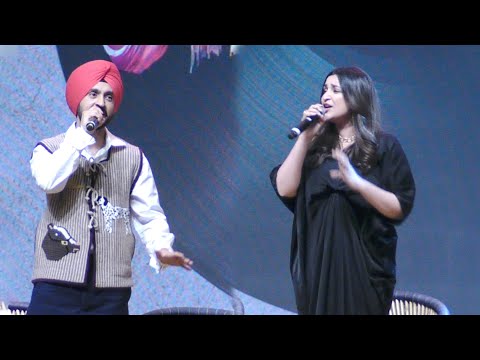 Parineeti Chopra और Diljit Dosanjh ने गाना गाकर जीता लोगों का दिल