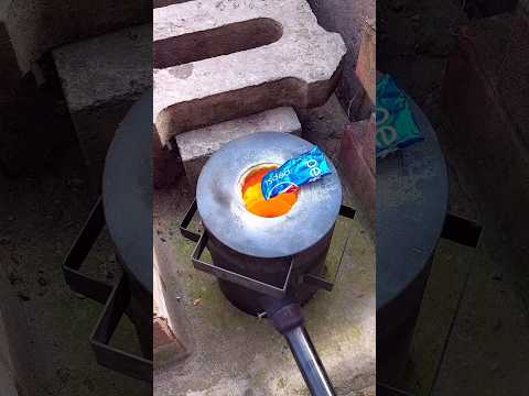 Melting Aluminum Cans into Ingots