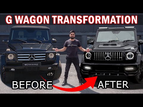 I TRANSFORMED AN OLD MERCEDES G-WAGON INTO A NEW 2021 G63 !!!