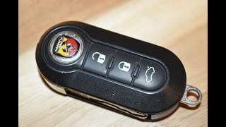 Fiat Abarth Key Fob Battery Replacement - EASY DIY