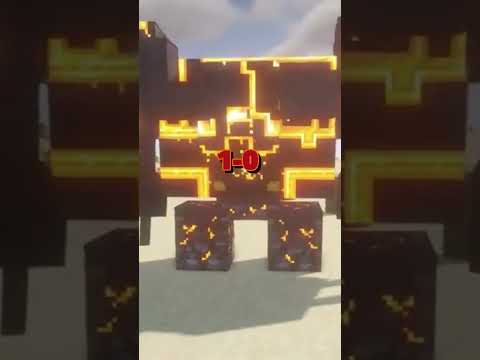 Minecraft #5 netherite monstrosity vs redstone monstrosity #shorts