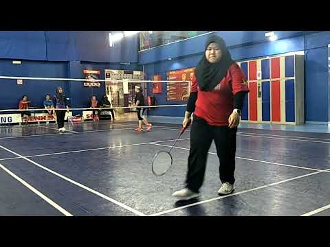 Badminton MuhibbahTeam Women's Double Sparring - FarahLia / Rachell Vs Fairuz / Putri #badminton