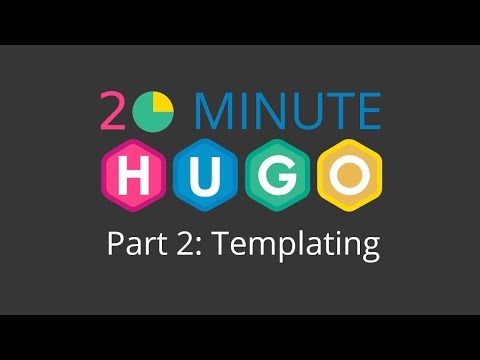 20 Minute Hugo: Part 2 - Templating