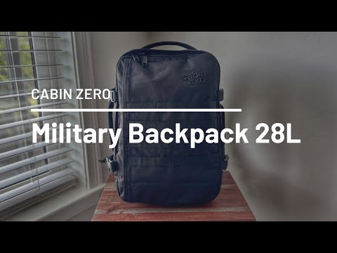 CabinZero Military Backpack 28L Review - Ideal Personal Item for European Airlines?
