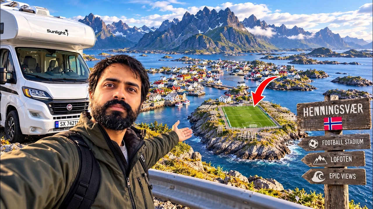 World’s CRAZIEST Football Stadium | Campervan Road Trip 🇳🇴