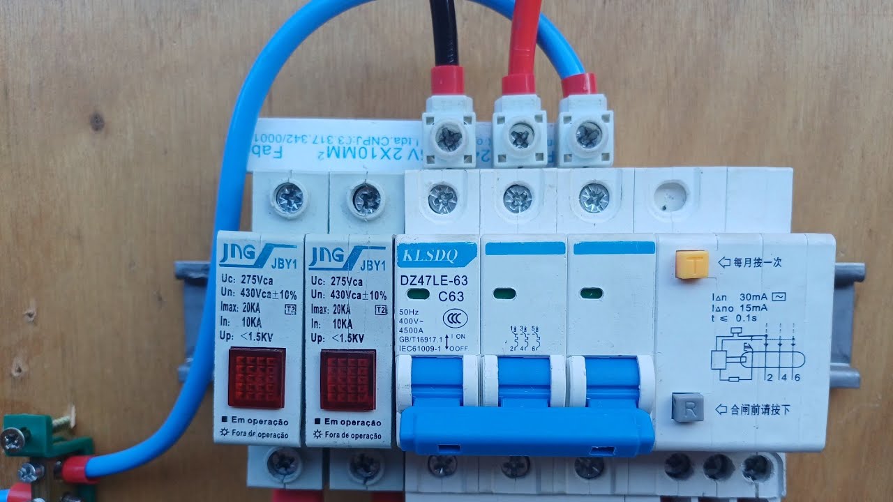 Como montar quadro de disjuntores com DDR?