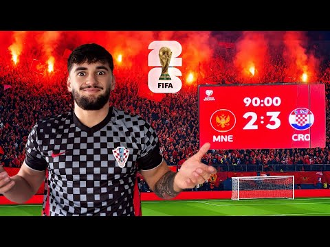 LUDI PREOKRET u PODGORICI! *Crna Gora vs Hrvatska 2:3*