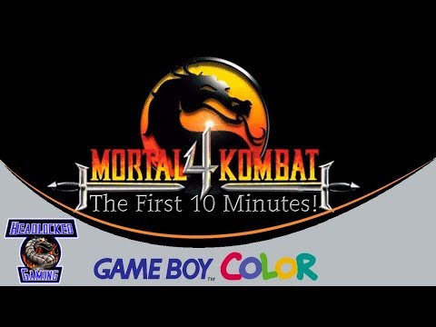 Mortal Kombat 4 (Gameboy Color) - The First 10 Minutes! (Released Dec 98 I accidentally said 1988)