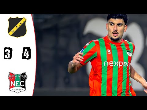 NAC Breda - NEC Nijmegen 3-4 Samenvatting | Eredivisie - 2025/2026