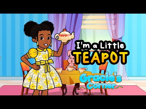 I’m a Little Teapot | Singing with Gracie’s Corner | Nursery Rhymes + Kids Songs