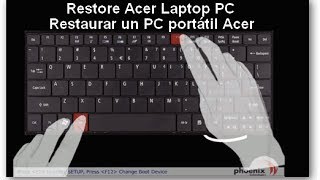 Restaurar un PC portátil ACER ASPIRE 5741 de Fabrica | Acer aspire 5741 recovery partition work