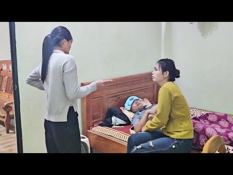 The poor lady mustered up the courage to visit her sick lover