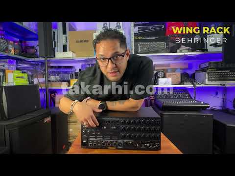 Behringer WING RACK 48-Channel Digital Mixer (24 XLR) with Roger "Yiyo" Guzmán. Peru Shipping