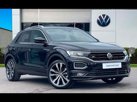Approved Used Volkswagen T-Roc R-Line 2.0 TDI DSG Deep Black | Wrexham Volkswagen