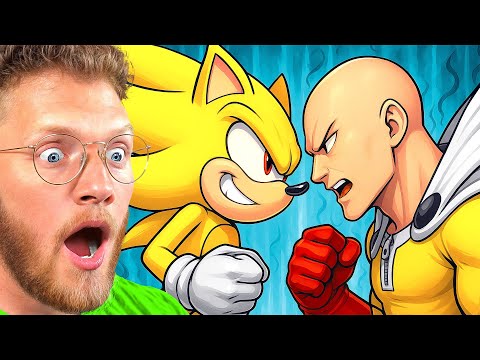 Reacting to ONE PUNCH MAN vs SONIC (part 2)