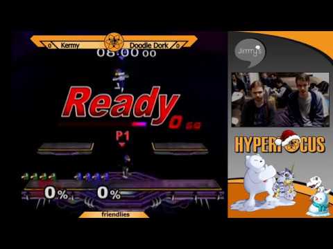 Hyperfocus January - DoodleDork (Cpt. Falcon) Vs. Kermy (Falco) Melee Friendlies