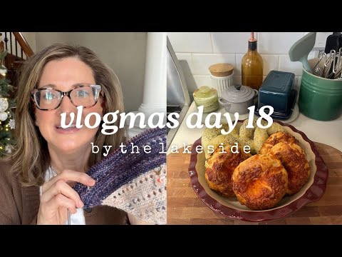 vlogmas day 18 | 3 ingredient bagels and holiday shopping