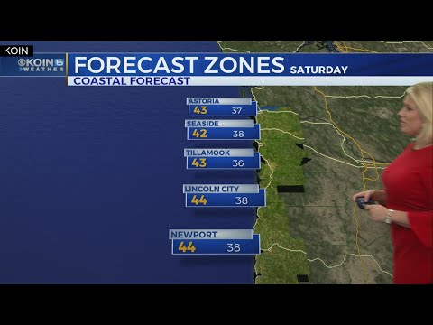 11 p.m. Friday evening forecast KOIN 6 News Feb. 15, 2019