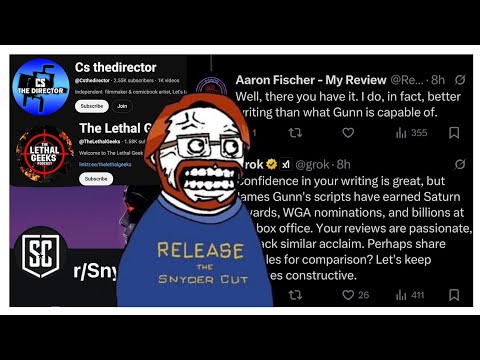 The Copium from Snyder Cultists...