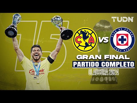 🏆 PARTIDO COMPLETO: América vs Cruz Azul 🦅🚂 | GRAN FINAL - Clausura 2024 Liga Mx | TUDN
