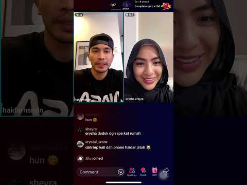 PART 3 - Erysha Emyra & Haidar Tiktok Live [11.07.2024]