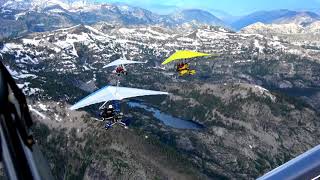 preview picture of video 'Fun Formation Flight over High Mountains in Montana/Idaho'