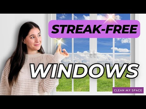 The Secret to STREAK-FREE WINDOW CLEANING