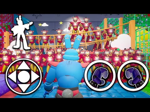 I BECAME a REAL BONNIE and ATTACK IRON MAN ARMY in FNAF Security Breach