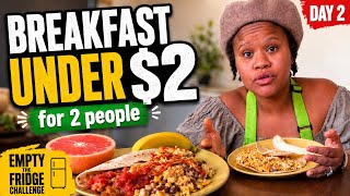 DAY 2 of my 3-WEEK “ONLY EATING FROM MY FRIDGE” CHALLENGE! 🌮