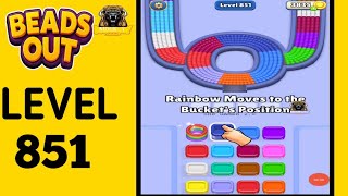 Beads Out Level 851 Solution and Walkthrough for Gameplay 
