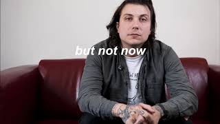 Frank Iero And The Patience - BFF (Lyrics)
