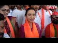 Southgoa BJP CANDIDATE PALLAVI DEMPO FILES NOMINATIONS