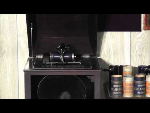 Edison blue amberol cylinder 3552 - Texas by the Jaudas Society Orchestra