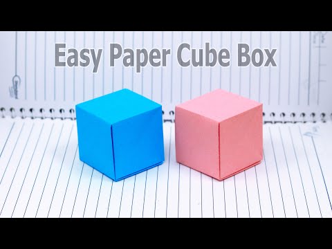 Remake: How to Make a Paper Cube Box | Easy Way To Make An Origami Paper Cube Box |Handmade Cube Box