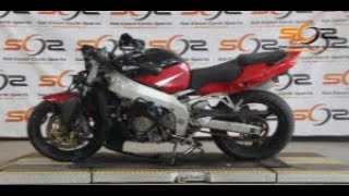 00 01 Kawasaki ZX900E ZX9R Front Right Side Mid Fairing Cover