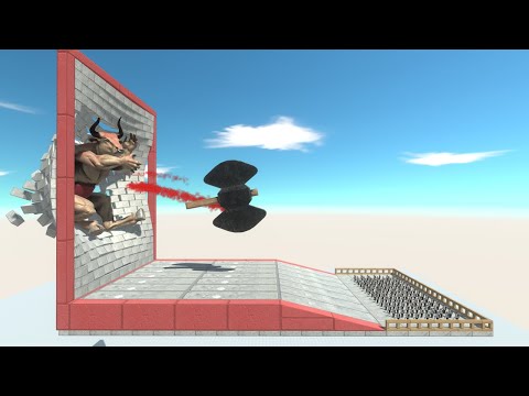 100 Slow Mo vs All Giants - Animal Revolt Battle Simulator