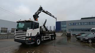 Scania 114G.340 - HIAB 220C/3x hook lift truck for sale - Image 4 | Autoline Scania 114G.340 - HIAB 220C/3x hook lift truck | Image 4 - Autoline