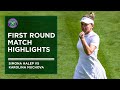Simona Halep vs Karolina Muchova | First Round Highlights | Wimbledon 2022