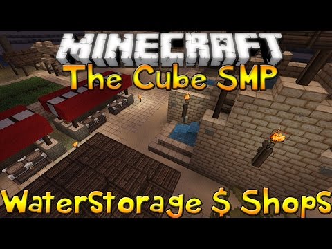 The Cube SMP - Episode 68 - Villager Shops and Water Storage