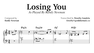 Randy Newman (Toy Story) plays Losing You